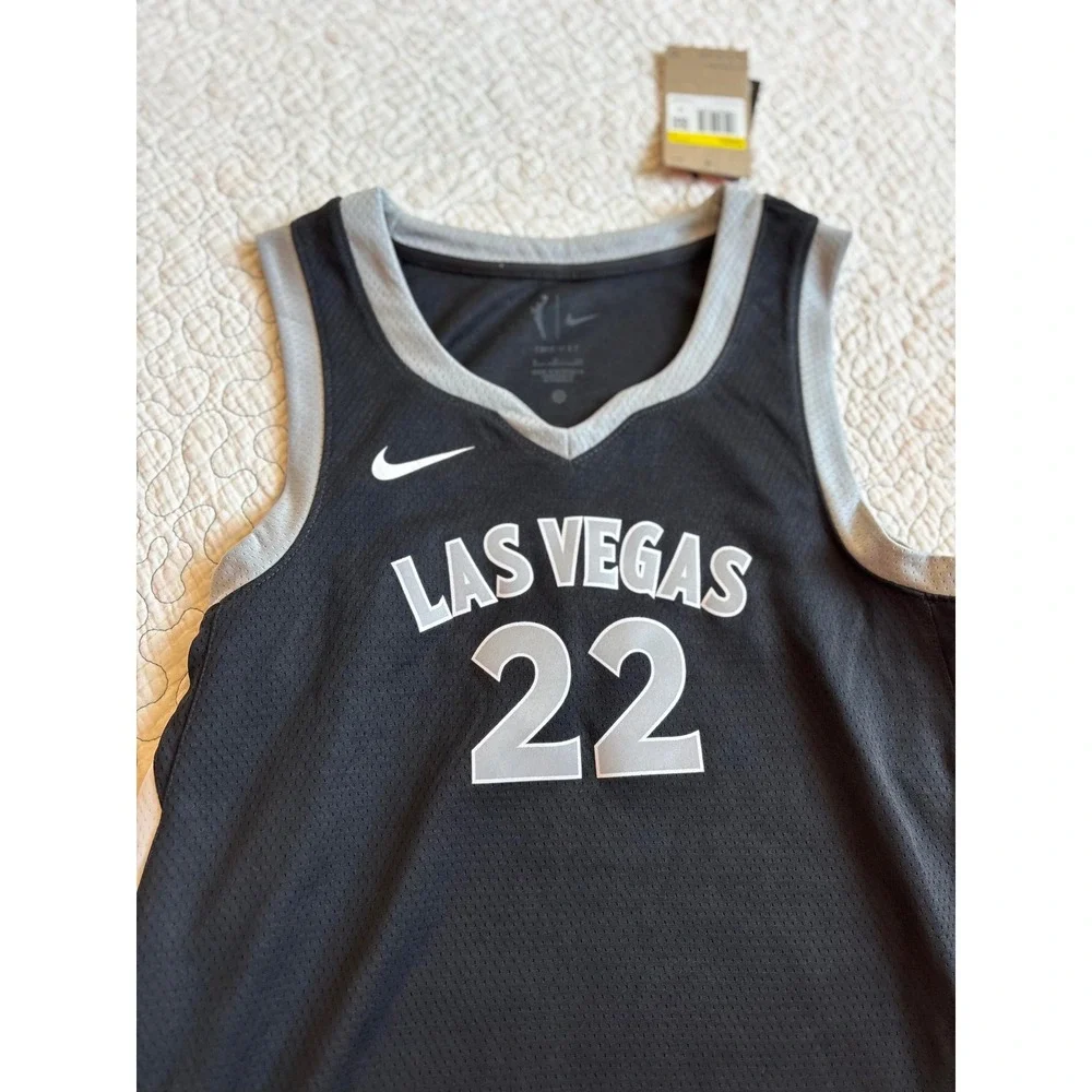 Nike Las Vegas Aces A'ja Wilson 22 Explorer Edition WNBA Jersey Womens Small